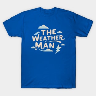 The Weather Man Bold Lightning Design T-Shirt